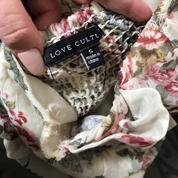 Love Culture floral strapless mini - Picture 5 of 6